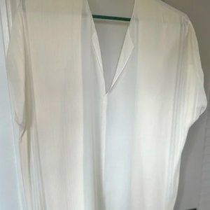 Vince Silk Pleated Blouse